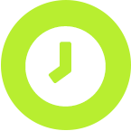 hours icon with clock